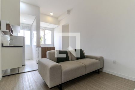 Sala de kitnet/studio para alugar com 1 quarto, 35m² em Santa Cecilia, São Paulo