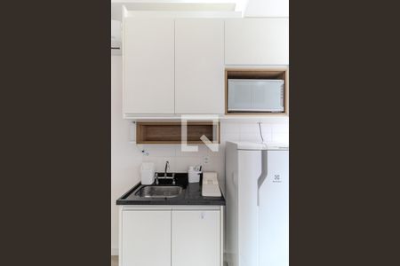 Cozinha de kitnet/studio à venda com 1 quarto, 38m² em Santa Cecilia, São Paulo