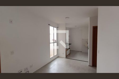 Sala de apartamento para alugar com 2 quartos, 56m² em Loteamento Dinora Rosa, Sorocaba