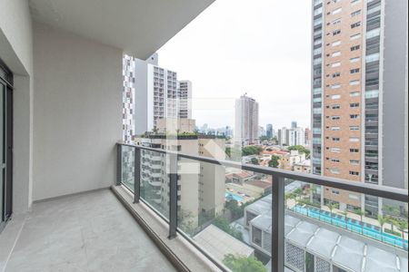 Varanda - Lavanderia de apartamento para alugar com 1 quarto, 33m² em Itaim Bibi, São Paulo