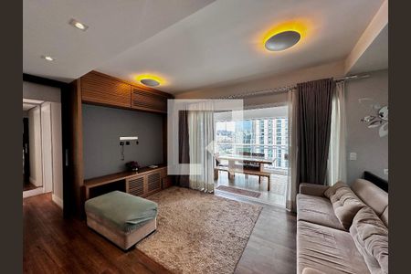 Sala de apartamento para alugar com 2 quartos, 84m² em Brooklin Paulista, São Paulo