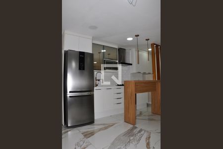 Detalhe Sala, Sala de Jantar, Cozinha e Área de Serviço de apartamento para alugar com 1 quarto, 42m² em Vila Pirituba, São Paulo