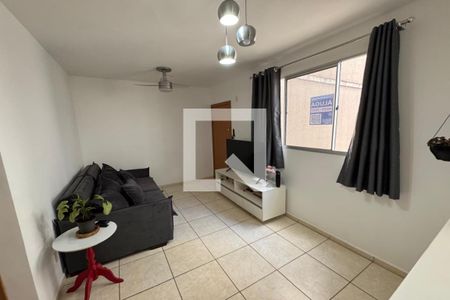 Sala de apartamento para alugar com 2 quartos, 45m² em Residencial Jequitibá, Ribeirão Preto