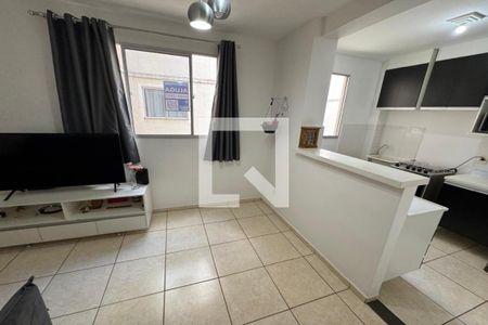 Sala de apartamento para alugar com 2 quartos, 45m² em Residencial Jequitibá, Ribeirão Preto