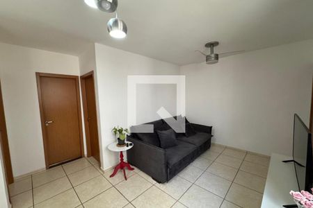 Sala de apartamento para alugar com 2 quartos, 45m² em Residencial Jequitibá, Ribeirão Preto