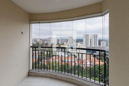 Varanda da Sala de apartamento à venda com 2 quartos, 59m² em Campo Belo, São Paulo