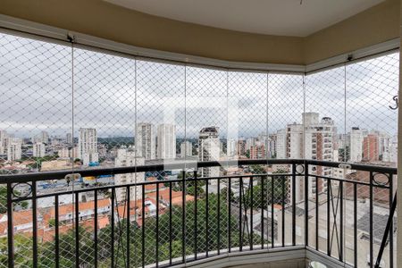 Varanda da Sala de apartamento à venda com 2 quartos, 59m² em Campo Belo, São Paulo