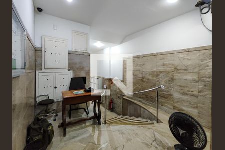 Fachada e portaria de apartamento à venda com 3 quartos, 110m² em Tijuca, Rio de Janeiro