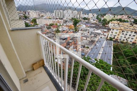 Varanda da Sala de apartamento para alugar com 2 quartos, 40m² em Todos Os Santos, Rio de Janeiro