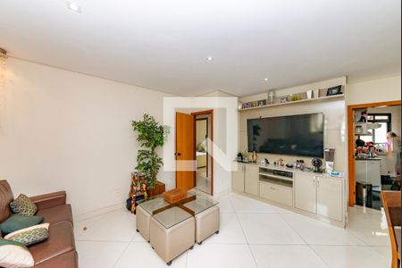 Sala de apartamento à venda com 3 quartos, 126m² em Buritis, Belo Horizonte