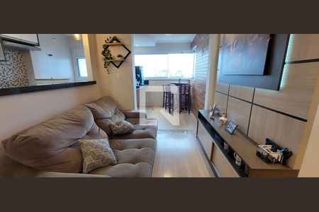 Sala de apartamento à venda com 2 quartos, 52m² em Vila Humaitá, Santo André