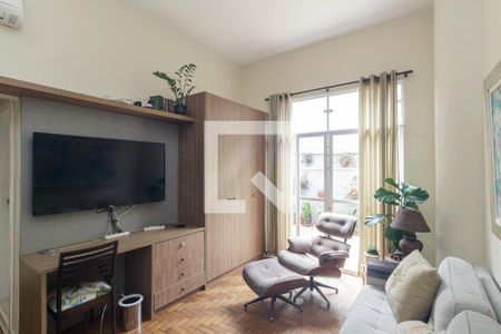 Sala de apartamento à venda com 1 quarto, 70m² em Higienópolis, São Paulo