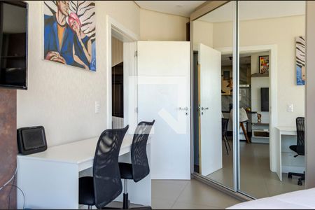 Suíte - Dormitório de apartamento para alugar com 1 quarto, 75m² em Jurerê Internacional, Florianópolis