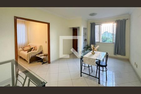 Sala de apartamento à venda com 3 quartos, 70m² em Havaí, Belo Horizonte