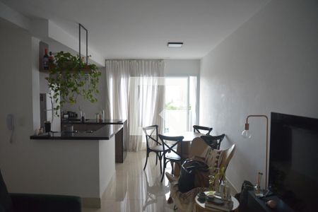 Sala de apartamento à venda com 2 quartos, 62m² em Jardim, Santo André