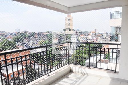 Varanda da Sala e Sala de Jantar de apartamento para alugar com 2 quartos, 64m² em Vila Mangalot, São Paulo