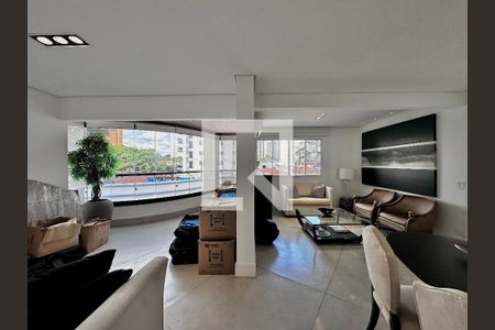 Sala  de apartamento à venda com 3 quartos, 110m² em Campo Belo, São Paulo