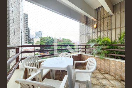 Varanda de apartamento à venda com 3 quartos, 100m² em Sion, Belo Horizonte