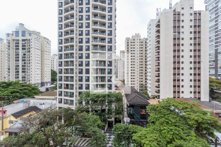 Vista do Quarto 1 de apartamento para alugar com 1 quarto, 42m² em Indianópolis, São Paulo