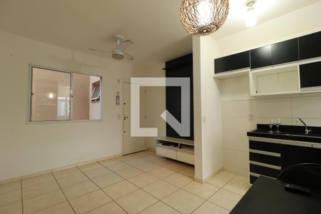 Sala de apartamento para alugar com 2 quartos, 42m² em Antonio Marincek, Ribeirão Preto