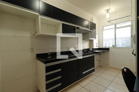 Cozinha de apartamento para alugar com 2 quartos, 42m² em Antonio Marincek, Ribeirão Preto