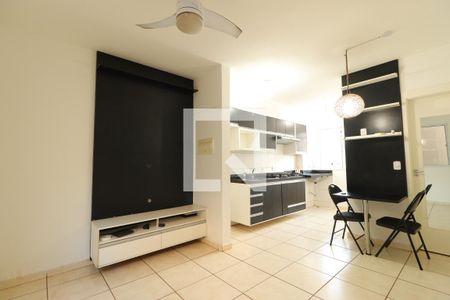 Sala de apartamento para alugar com 2 quartos, 42m² em Antonio Marincek, Ribeirão Preto