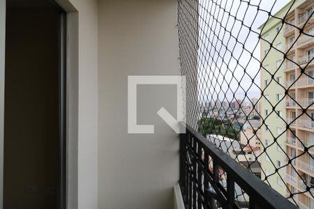 Sacada da Sala de apartamento para alugar com 2 quartos, 52m² em Vila Príncipe de Gales, Santo André