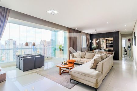 Sala de TV de apartamento à venda com 3 quartos, 116m² em Jardim das Acácias, São Paulo