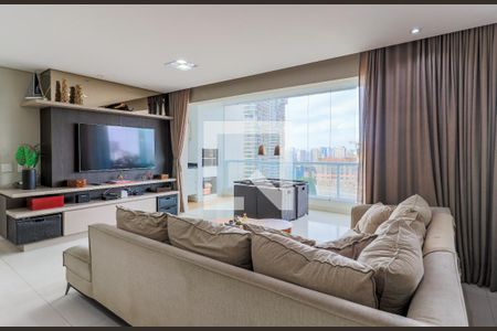 Sala de TV de apartamento à venda com 3 quartos, 116m² em Jardim das Acácias, São Paulo