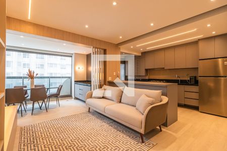 Sala de apartamento à venda com 2 quartos, 95m² em Sítio Tamboré Alphaville, Barueri