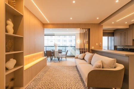 Sala de apartamento à venda com 2 quartos, 95m² em Sítio Tamboré Alphaville, Barueri