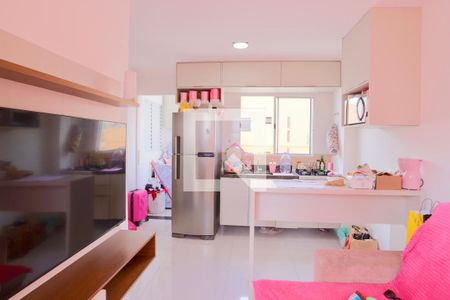 Sala/Cozinha de apartamento à venda com 2 quartos, 40m² em Vila Canero, São Paulo