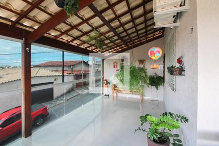 Varanda da Sala de casa à venda com 3 quartos, 232m² em Frei Leopoldo, Belo Horizonte