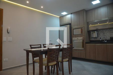 Sala de Jantar de apartamento para alugar com 2 quartos, 70m² em Vila Alzira, Santo André