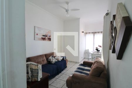 Sala de apartamento para alugar com 2 quartos, 150m² em Vila Julia, Guarujá