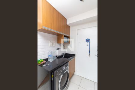 Cozinha  de apartamento à venda com 1 quarto, 28m² em Jardim da Gloria, São Paulo