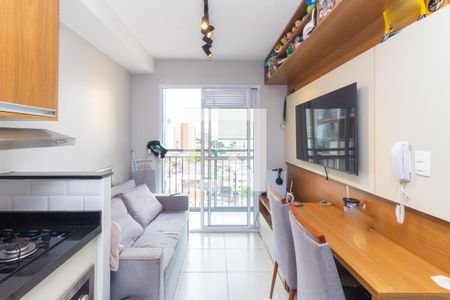 Sala de apartamento à venda com 1 quarto, 28m² em Jardim da Gloria, São Paulo