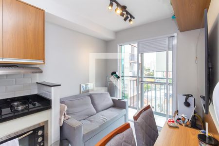 Sala de apartamento à venda com 1 quarto, 28m² em Jardim da Gloria, São Paulo