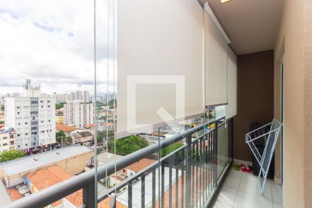 Varanda  de apartamento à venda com 1 quarto, 28m² em Jardim da Gloria, São Paulo