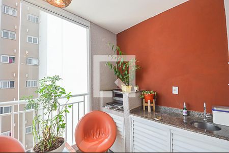 Varanda gourmet de apartamento à venda com 3 quartos, 83m² em Rudge Ramos, São Bernardo do Campo