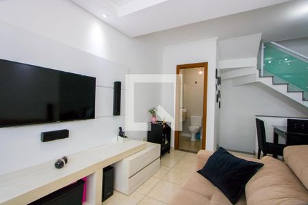 Sala de casa à venda com 2 quartos, 93m² em Vila Assunção, Santo André