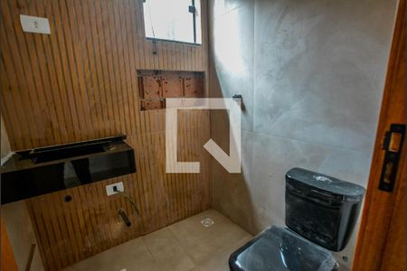 Banheiro Social de apartamento à venda com 2 quartos, 50m² em Vila Curuçá, Santo André