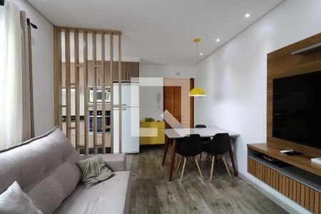 Sala de apartamento à venda com 2 quartos, 50m² em Parque Novo Oratório, Santo André