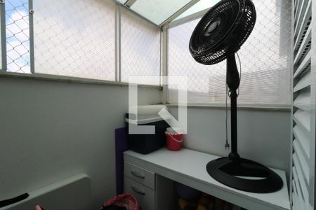 Varanda do Quarto de apartamento à venda com 2 quartos, 50m² em Parque Novo Oratório, Santo André