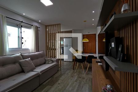 Sala de apartamento à venda com 2 quartos, 50m² em Parque Novo Oratório, Santo André