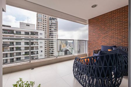 Varanda de apartamento para alugar com 2 quartos, 88m² em Sumaré, São Paulo