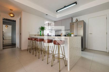 Sala/Cozinha de apartamento para alugar com 2 quartos, 88m² em Sumaré, São Paulo