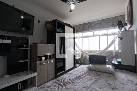 Quarto/Sala de kitnet/studio para alugar com 1 quarto, 34m² em José Menino, Santos