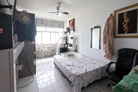 Quarto/Sala de kitnet/studio para alugar com 1 quarto, 34m² em José Menino, Santos