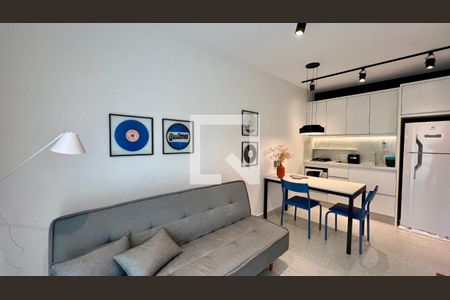 Sala de apartamento à venda com 1 quarto, 28m² em Pinheiros, São Paulo